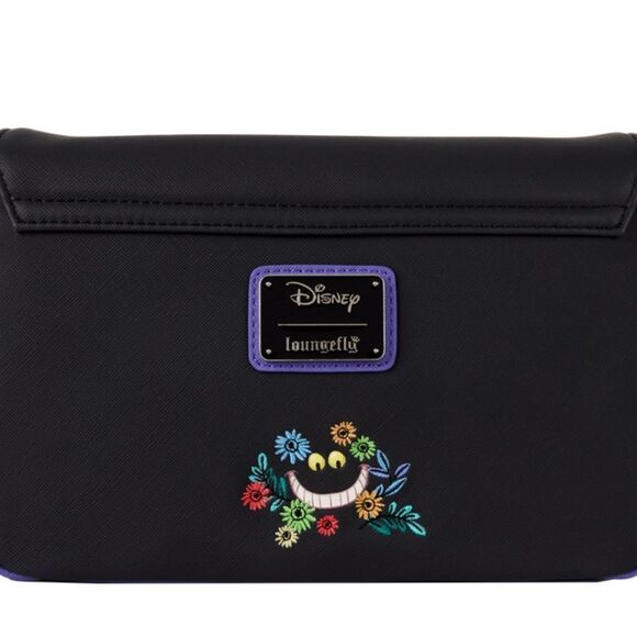 Loungefly Alice in Wonderland Cheshire Cat Tulgey Wood Crossbody Bag - Picture 3 of 3